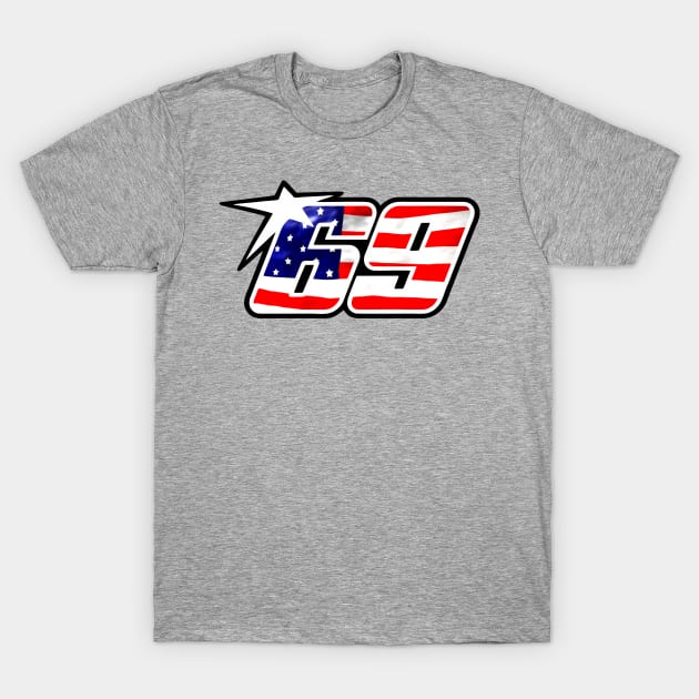 Ride In Peace Nicky Hayden 69 T-Shirt by brakrot